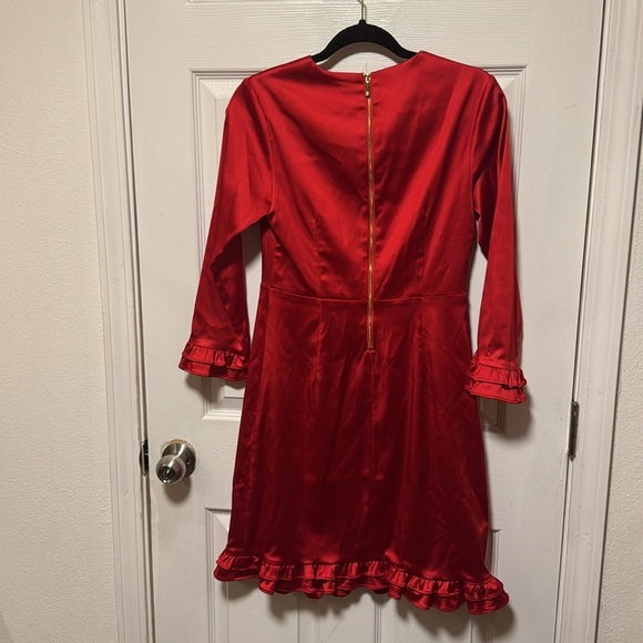 Julie Brown Red Dress. Size 4 NWT - Picture 7 of 13
